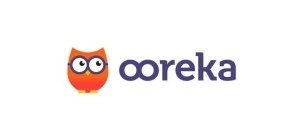 logo ooreka hibou orange et violet